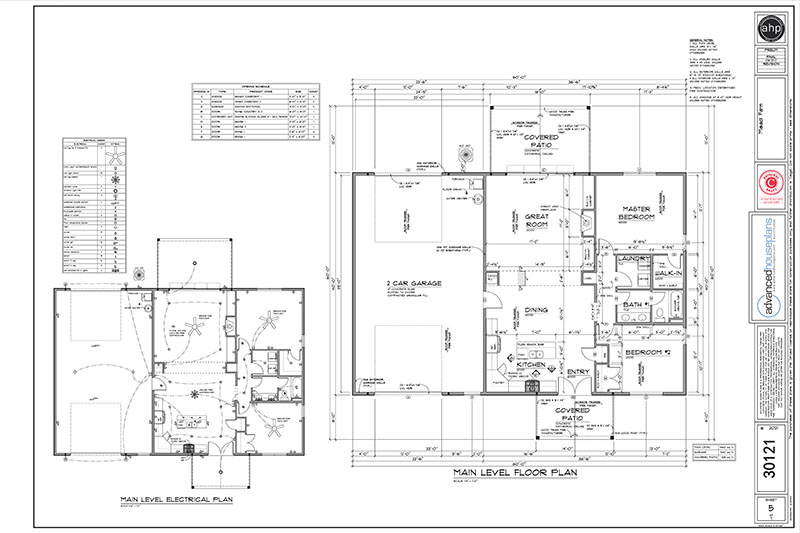 AHP Example Floor Plan